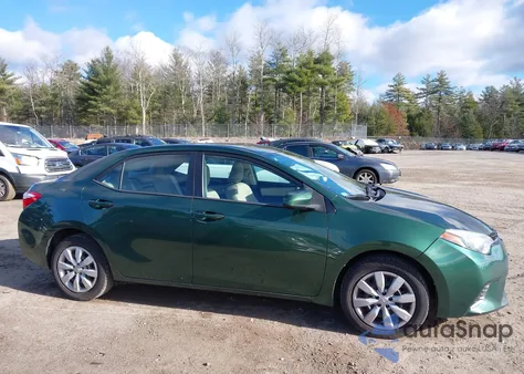 2015 Toyota Corolla Le from USA, damaged, VIN 2T1BURHE3FC431416